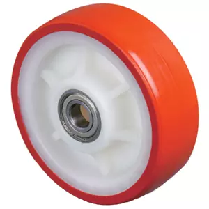 Полиуретановое колесо без крепления ZB 150 мм, 550 кг (обод - полиамид, шарикоподшипник)
