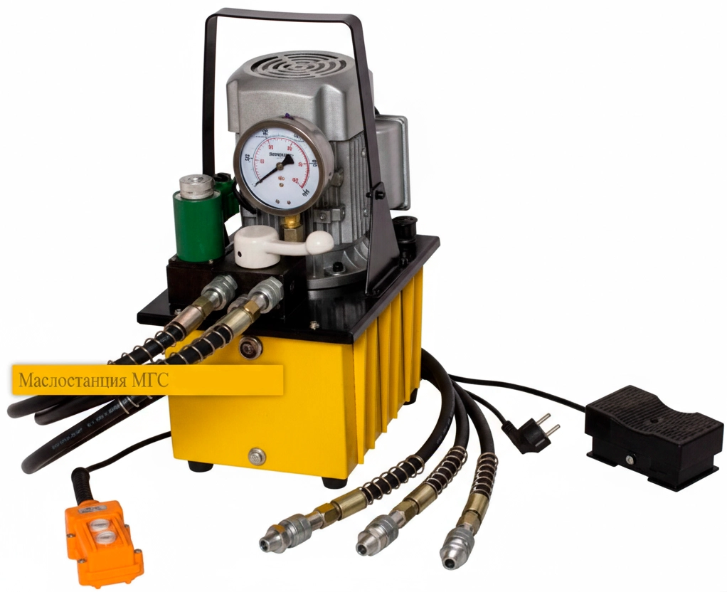 Гидравлическая насосная электростанция (двухпоточная маслостанция) МС 700-0.8П-Э-2 380В