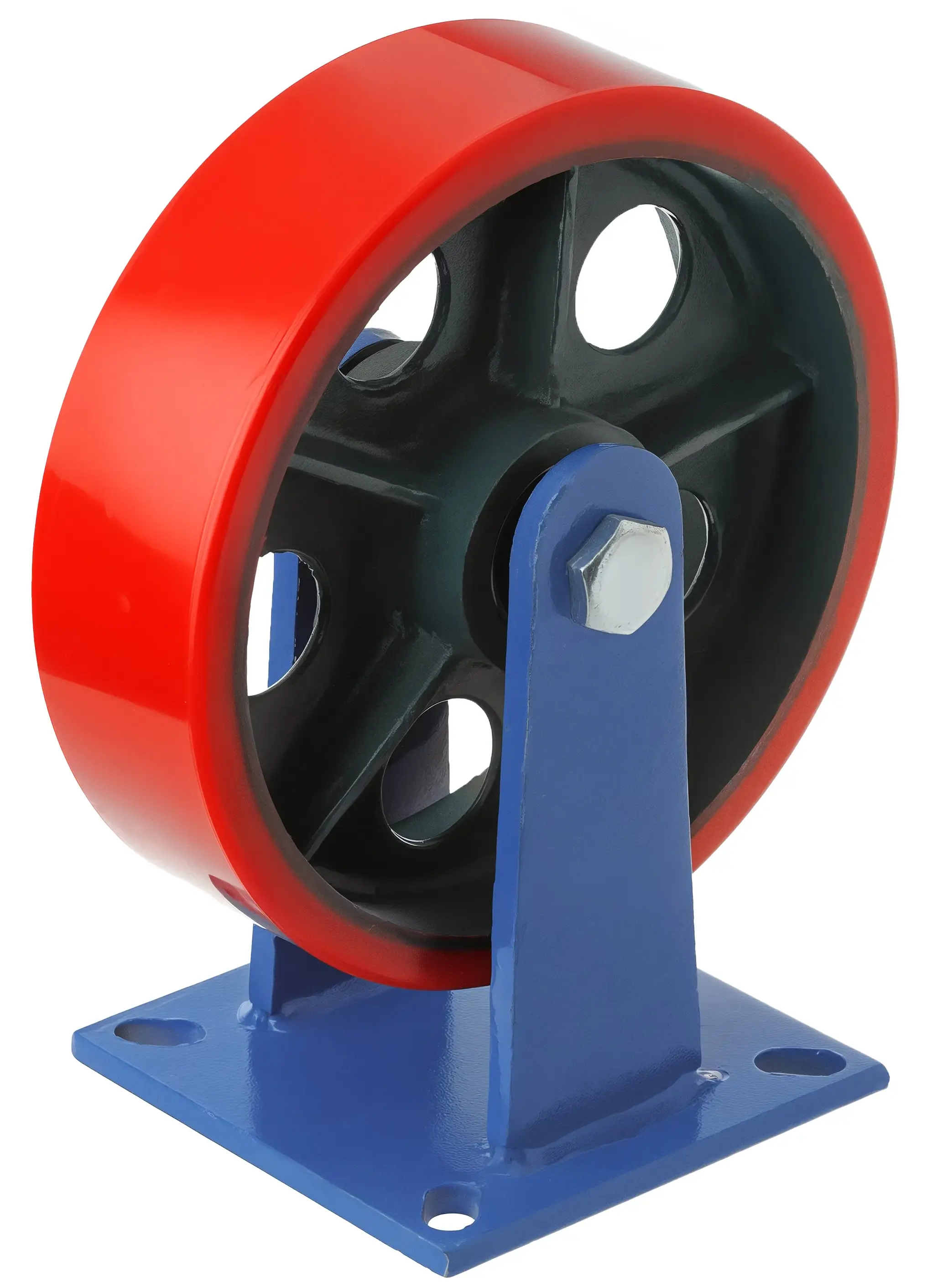 FHpo85 - Сверхбольшегрузное полиуретановое колесо 250 мм, 950 кг (площадка, неповоротн., шарикоподш.)