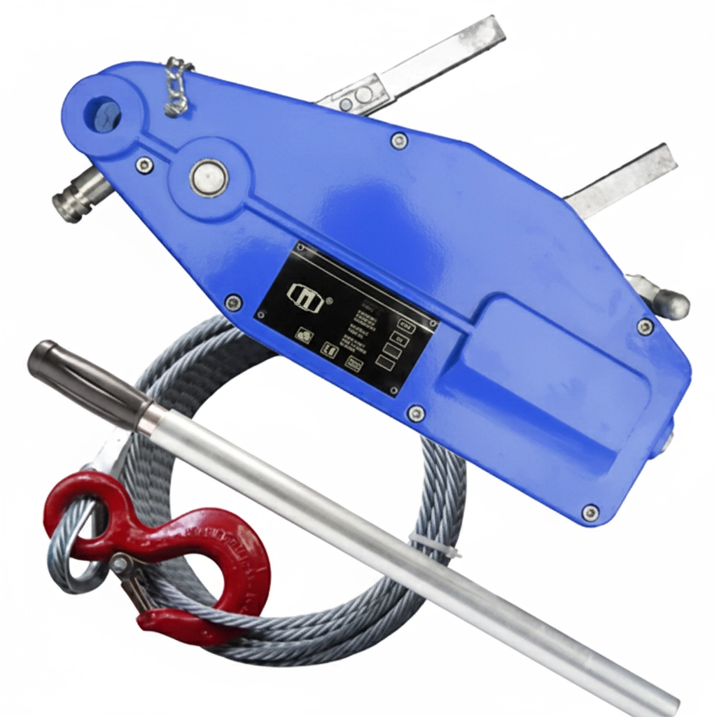 Лебедка ручная рычажная тросовая МТМ 1,6т 40м
