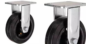Промышленные колеса резиновые для тележек