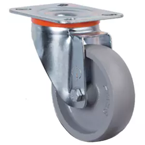 Термостойкое чугунное колесо поворотное ZZB-100 мм, 200 кг, до 300 °С (3802-ZZB-100-HT)