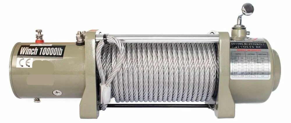 Лебедка электрическая автомобильная 4536кг 28м 24В (S10000)