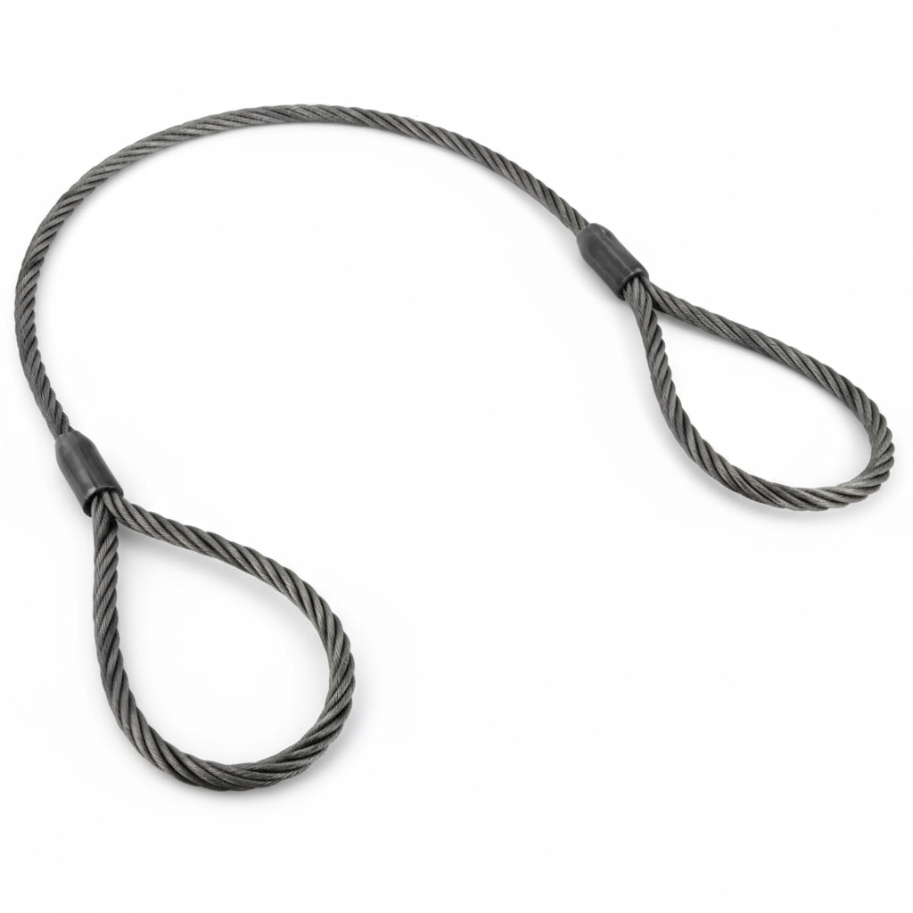 Строп канатный петлевой УСК1, СКП-0.5т 4м (опрессовка)