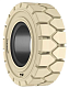 Цельнолитая шина (БЕЛЫЙ суперэластик) для вилочных погрузчиков 16x6-8 (стандарт)