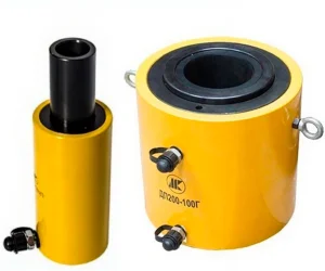 Домкрат ДП20П50 с полым штоком гидравлический на пруж.