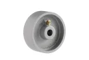 HTd 125 - Термостойкое чугунное колесо без крепления, 125 мм, 180 кг, до 300 °С