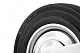 SCt 63 - Промышленное колесо 160 мм, болт М16 (поворотн., черн. рез., роликоподш.)